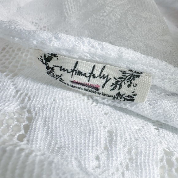 NWOT Free People In Rotation Layering Top Size Large Color White - Picture 7 of 8